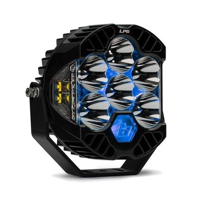 Baja Light Pod Each Blue Backlight LP6 Pro Combo Pattern Clear Lens Universal