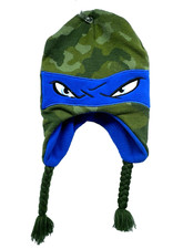 Teenage Mutant Ninja Turtles Beanie Camo Green Toboggan Leonardo TMNT Winter Hat