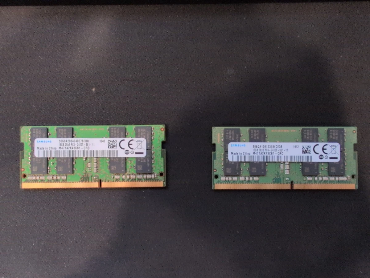 Samsung Computer PC4-19200 (DDR4-2400) Bus Speed RAM 2 Modules for