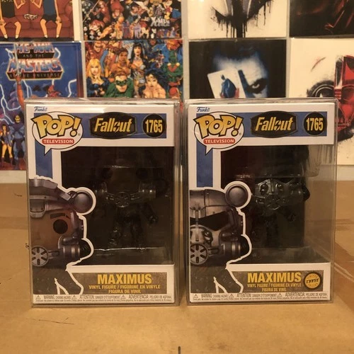 Funko Pop! Television Fallout Maximus Common + CHASE #1765 Set of 2 W/Protector