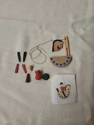 1 Reiterlein Bausatz, Christbaumschmuck, Anhänger, Holz, Erzgebirge, Seiffen - Bild 1 von 4