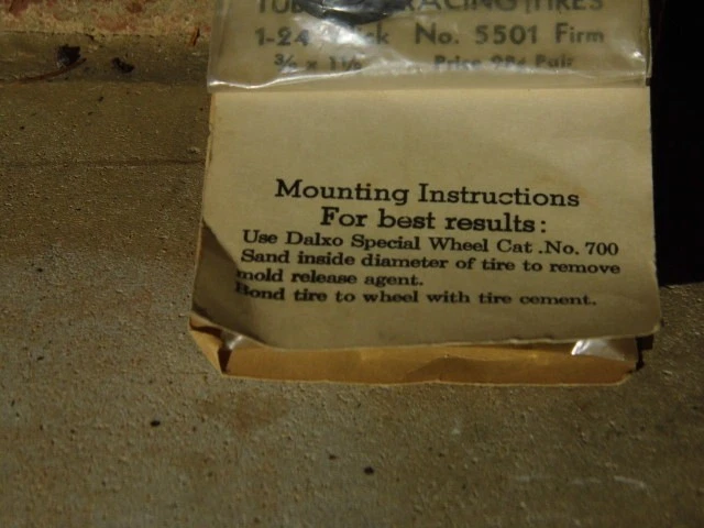 DALXO 2 x пара масштаб 1/24 гоночные шины бескамерные мягкие и твердые скользящие шины новые из старых запасов - Изображение 2 из 3