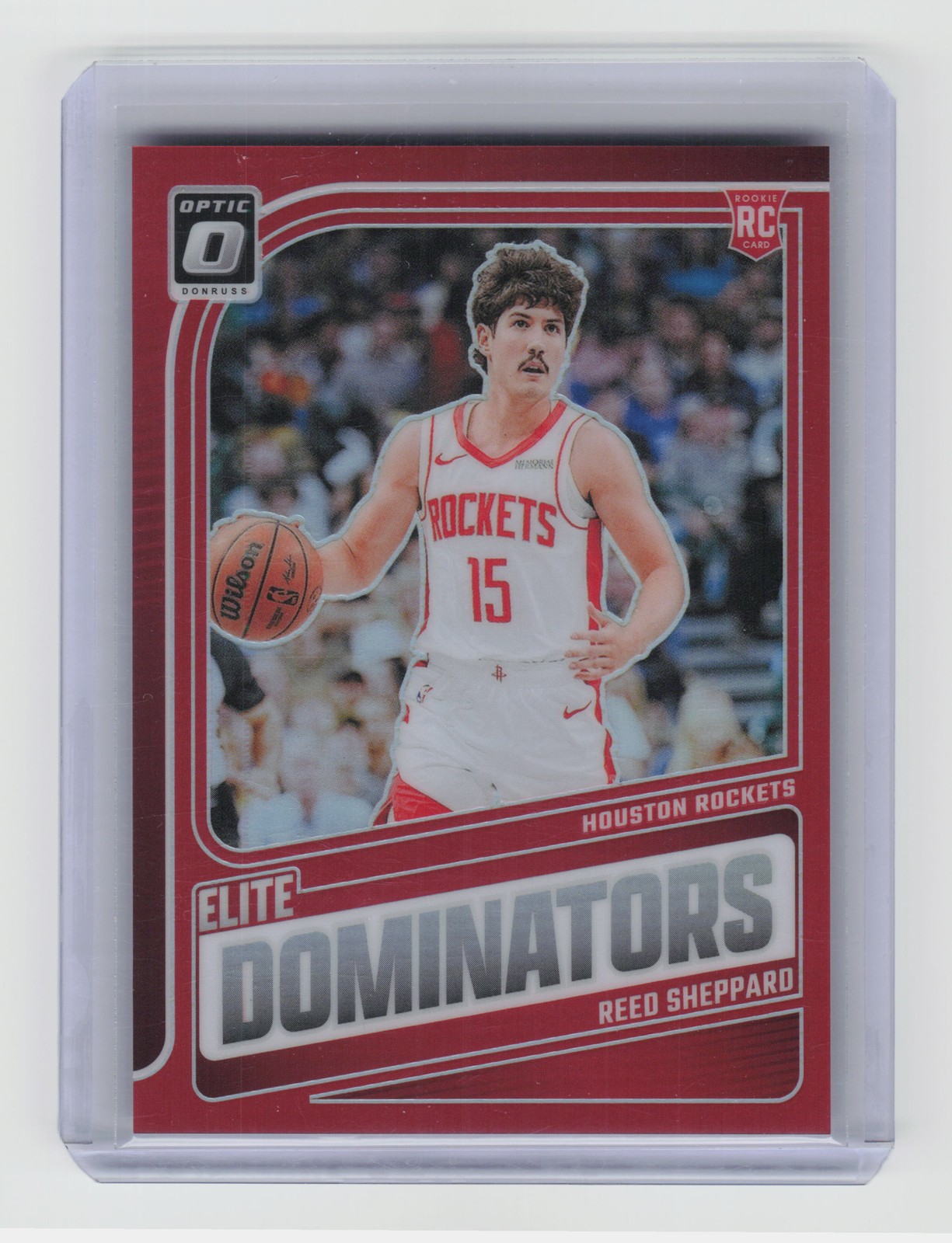 2024-25 Donruss Optic #5 Reed Sheppard Elite Dominators Red #/99