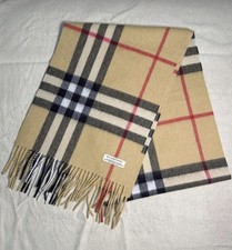 Burberry Lambswool Scarf Beige Nova Check BR051