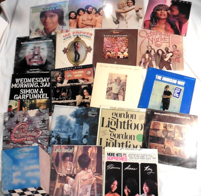 Classic 60's-70's Rock Lot of 18 LP's: Cleaned, Most Play Tested,Nice Artist Mix