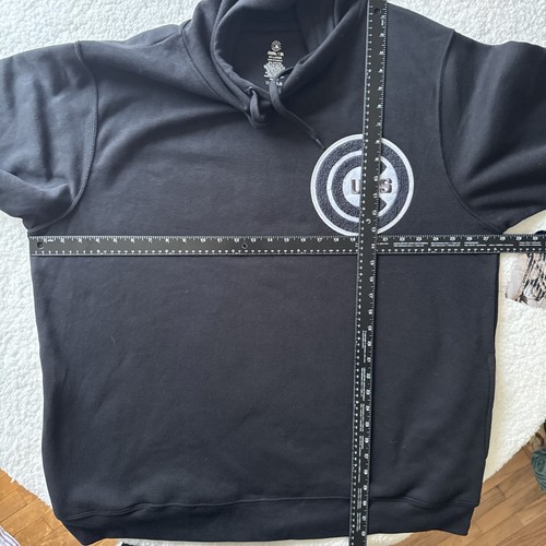 Chicago Cubs MLB Black Hoodie Embroidered Front/back Logos Men's 2X-Large NWT - Bild 6 von 10
