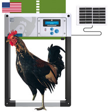 Chickenguard Automatic Chicken Coop Door Opener Solar/Battery Powered Poultry