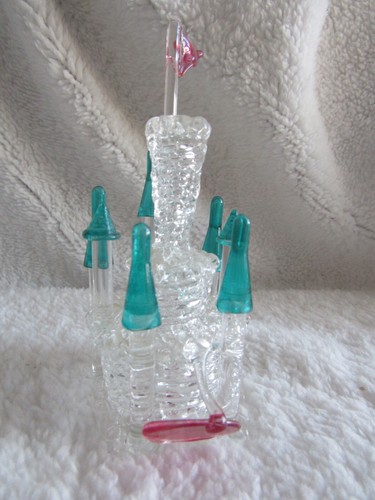 Vintage Hand Blown Glass Castle - Picture 2 of 5