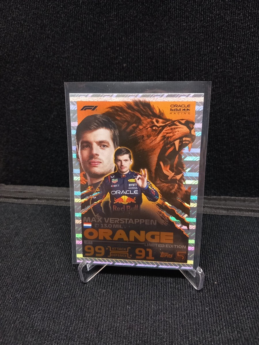 2024 Turbo Attax Max Verstappen Orange Limited Formula 1 F1