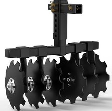 28 Width Disc Plow Harrow W2 Receiver Mount For Atv Utv Steel Heavy Duty