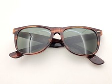 Vintage B L Ray Ban Bausch  Lomb G15 Gray Tortoise Wayfarer II Sunglasses L1725