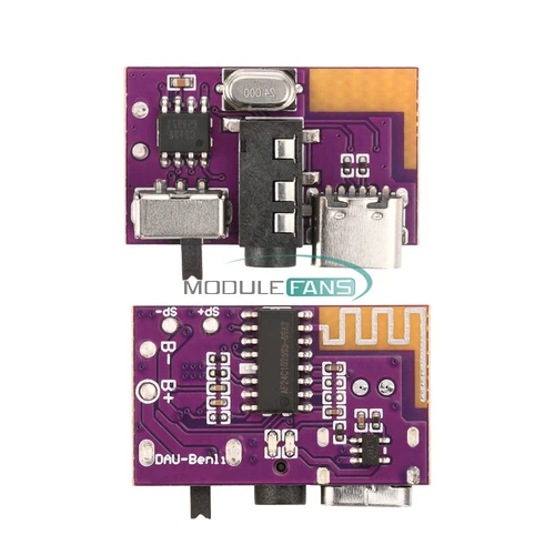 DC3.5V-5V 10W Type-C Bluetooth Mono Audio Amplifier Decoder Board TWS 3.5mm DIY