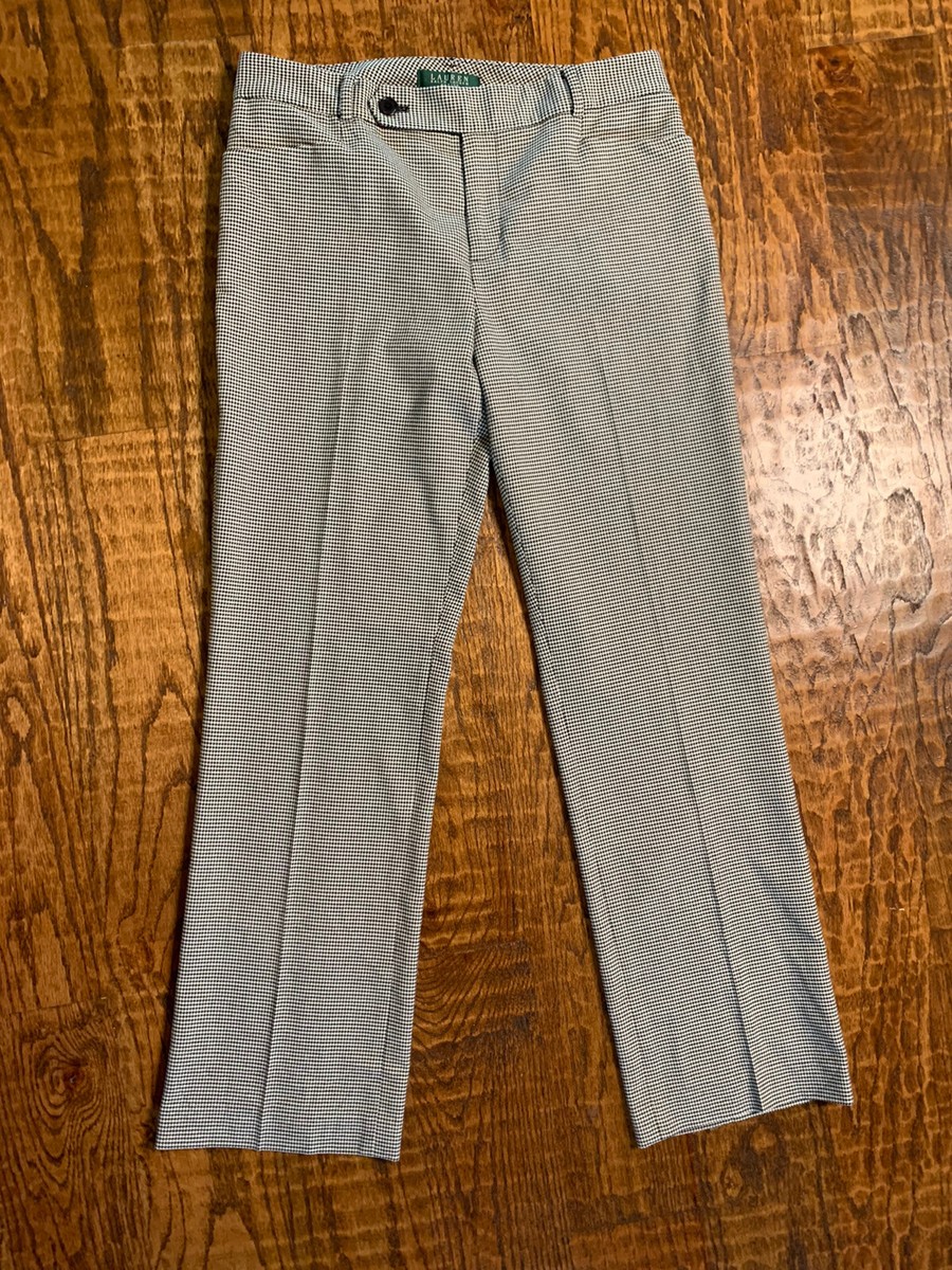 RALPH LAUREN Women Classics Straight Leg Pants 8P White