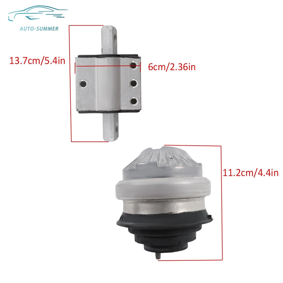 Juego de montaje de motor y transmisión para Mercedes-Benz C240 2001-2005 / 1997-2009 E320 Foto 4 de 4