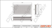 Dr!ve+ DP1110.10.0327 Luftfilter FüR Alfa Romeo