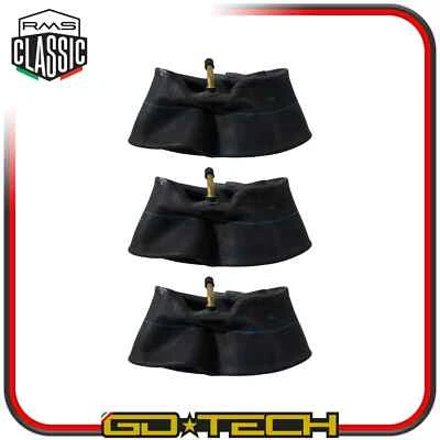 RMS 3 CAMERA D'ARIA 3.00-10 3.50-10 VESPA APE RUOTA CERCHIO 10 VALVOLA CURVA TR-87