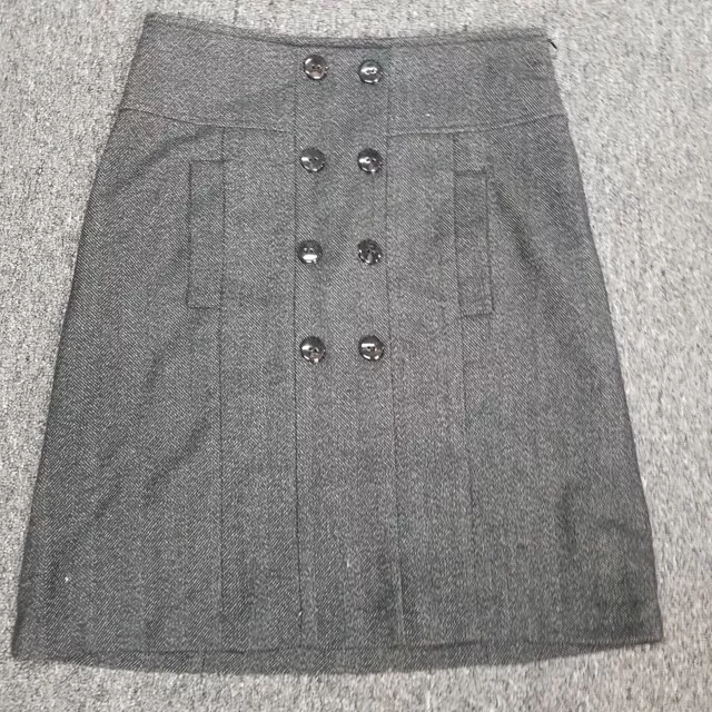 Zara button cheap front skirt