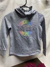 Justice girls size 8 pullover with hood Euc