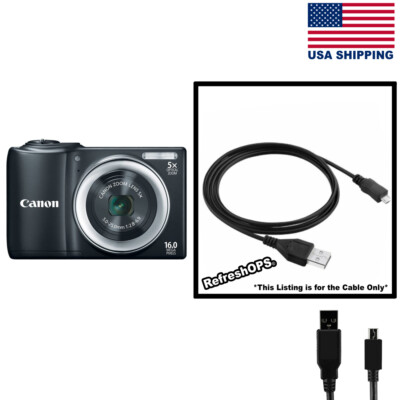 Canon PowerShot A810 10.0 MP Digital Camera USB Cable