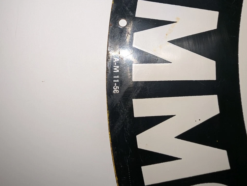 Letrero de brida de colchón Beauty Rest de Simmons auténtico sin reproducción. Vintage  Foto 3 de 4