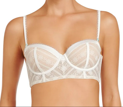 Damen Dessous Heidi Klum Intimates Paradise Promises trägerloser BH Rose C/D #Q3