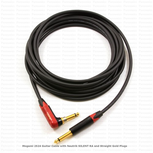 MOGAMI 2524 SILENT Guitar Cable w/ NEUTRIK silentPLUG - Pick your own Options! - Picture 15 of 17