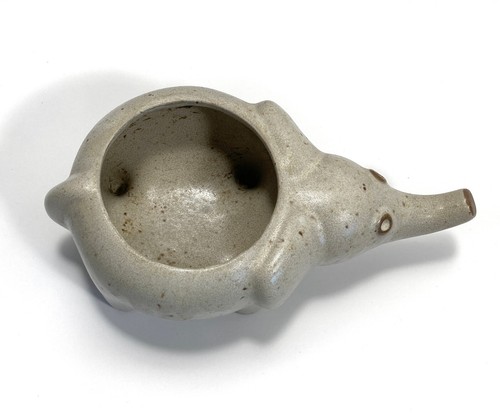 Vintage 1970s David Stewart LIONS VALLEY STONEWARE Elephant Mini Retro Planter - Picture 8 of 12