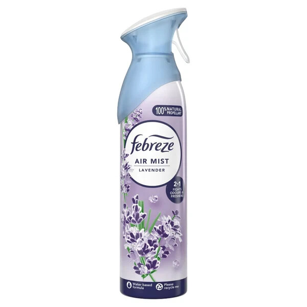 3 x Febreze Air Mist Freshener Lavender 185ml - Image 2