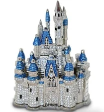 New Disney Arribas Brothers Swarovski® Crystal Cinderella Castle Jeweled Figure