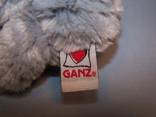6" GANZ LIL' KINZ KOALA BEAR Plush Stuffed Animal HS113 Gray WEBKINZ "W" on Foot - Picture 6 of 8