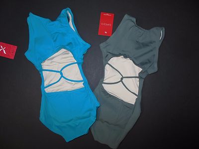 CAPEZIO fishtail braid back tank leotard Small Child 2 colors fullfrontliner