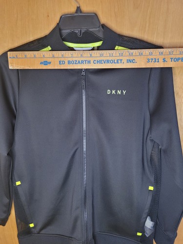 Bombardero trasero de malla pequeña DKNY deportivo para mujer negro nuevo sin etiquetas - Imagen 7 de 8