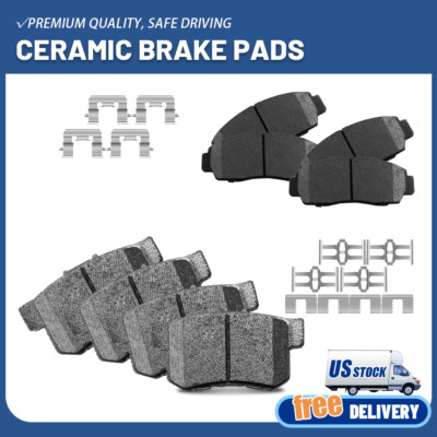 Front & Rear Ceramic Brake Pads for 2003-2007 Honda Accord Acura TSX CSX