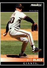 1992 Pinnacle #202 Bud Black - NM