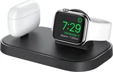 2 in 1 Wireless Charging Station Dock for Apple Watch 8-1 Series AirPods Pro 3 2