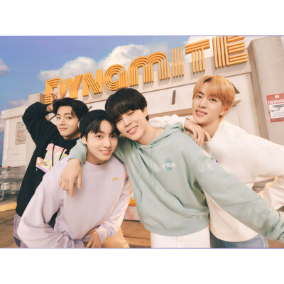 BTS x FILA Dynamite Collection Exclusive Bromide Poster Set of 3