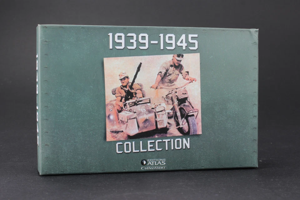 Atlas WWII German DAK Afrika BMW R75 Motorcycle 1939-1945 1/24 Diecast Model - Image 2 of 4