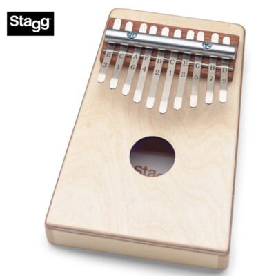 Stagg 10-Key Basswood Kid's Kalimba Natural KALI-KID10-N