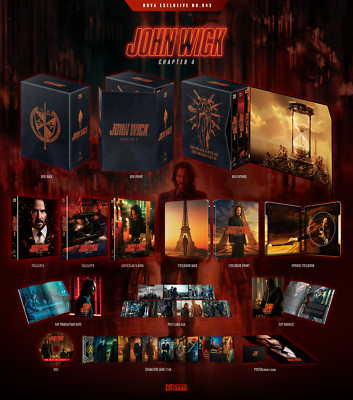 John Wick Chapter 4 Nova NE #4 Limited Edition SteelBook One-Click Box Set Korea