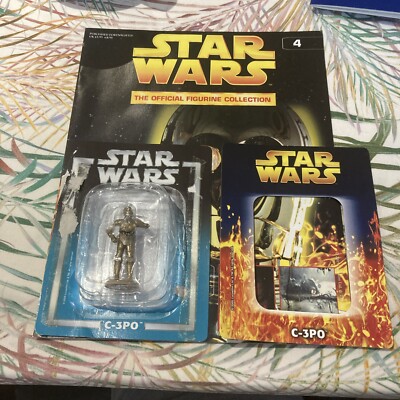 Deagostini SW Official Figure Magazine Collection - 4 C-3PO mit 2 Verpackungen 