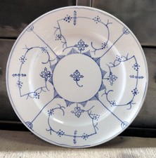 Assiette Faïence Décor Copenhague Diamètre 23,6 Cm