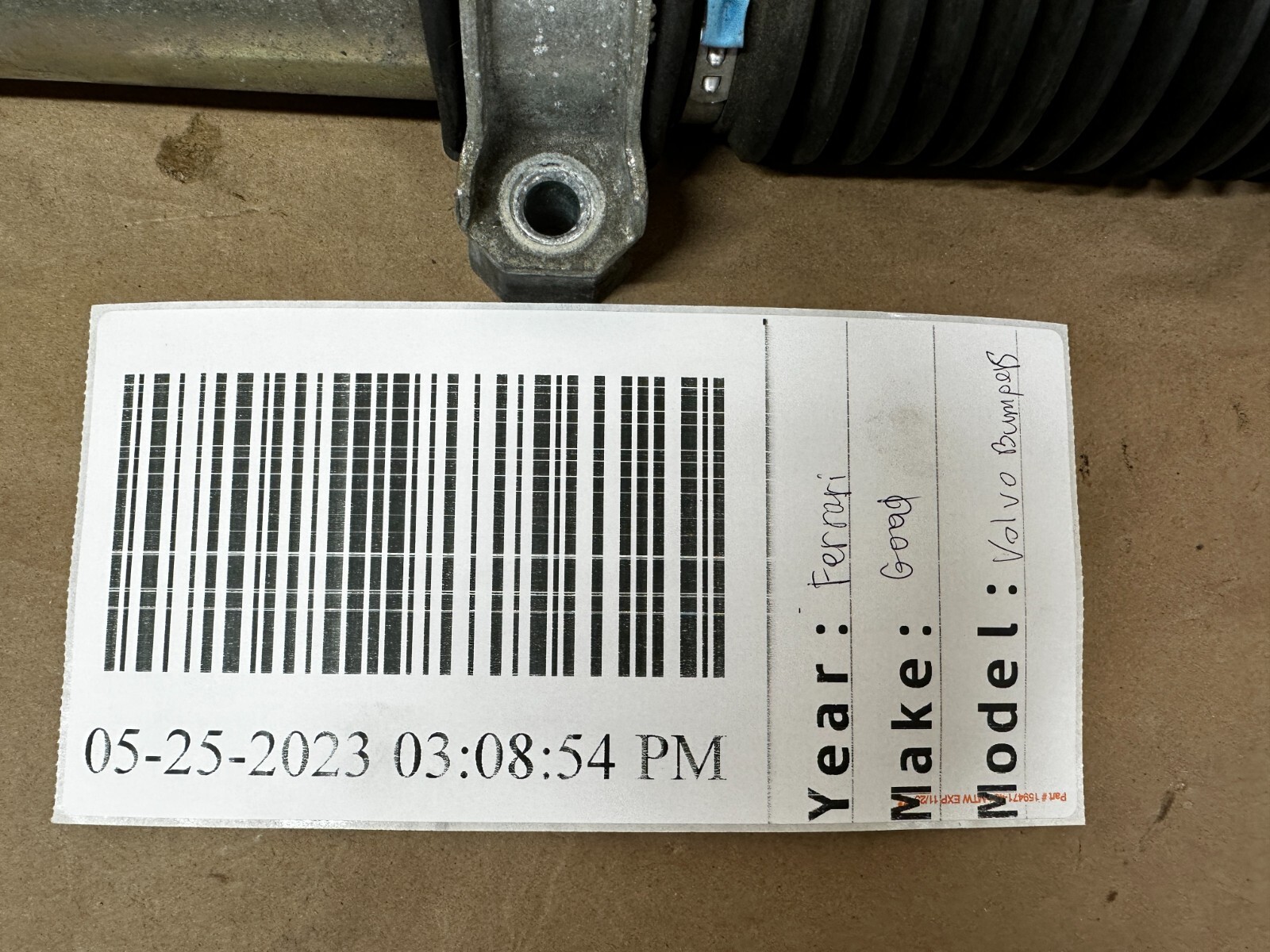 2008 - 2014 Ferrari California F149 Driver Power Steering Gear Rack Pinion OEM