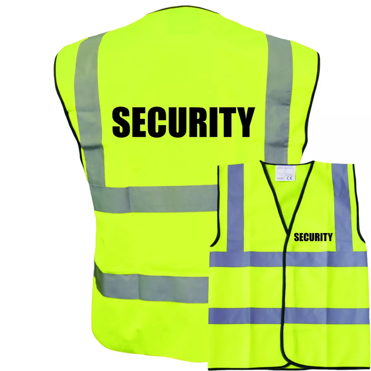 Hi Vis Safety Vest, Waistcoat Hi Viz Tabard- Yellow & Orange EN ISO 20471