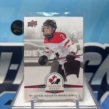 2014 UD Team Canada Juniors #68, MEGHAN AGOSTA-MARCIANO SP 🔥🔥🔥 Women's Hockey