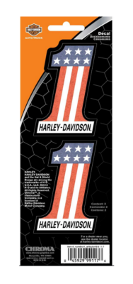 Harley Davidson Pegatina Set de Adhesivo Modelo Metalflake
