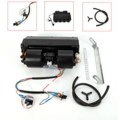 12V Universal Under Dash AC Evaporator Underdash A/C Air Conditioner Heat + Cool
