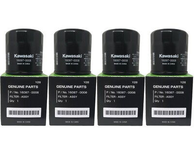 #ad 4 Pack Kawasaki OEM Oil Filter 16097 0008 $49.62