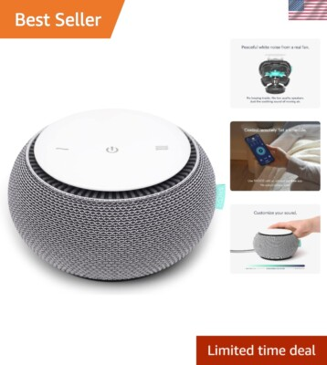 #ad Smart White Noise Machine Real Fan Inside for Non Looping White Noise Sound... $134.39