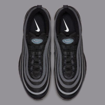 Nike Men\'s Air Max 97 Sneakers Black/White-Anthracite, Size 13 like NEW? Nike Mens Air Max 97 SE Running Shoes Size 13 Color Black  main image 2