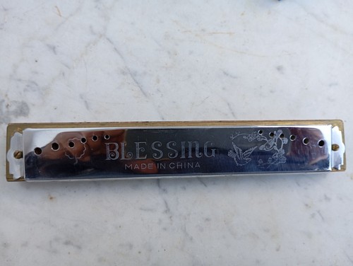 True Vintage Blessing Harmonica & Case Years 1960s China Vintage Great Sound - Picture 13 of 15